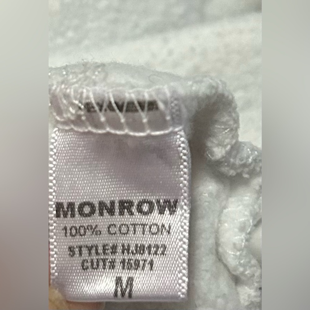 Monrow Classic White Hoodie - Picture 4 of 4